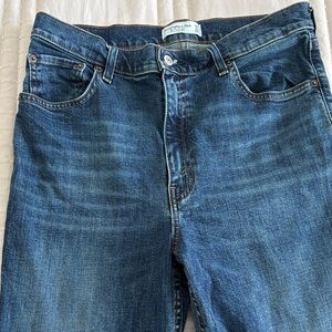 Abercrombie & Fitch Indigo Straight Leg Jeans